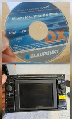 Volkswagen PASSAT B5.5 Navigation maps CD/DVD 2006512 TRAVELPILOT MFD