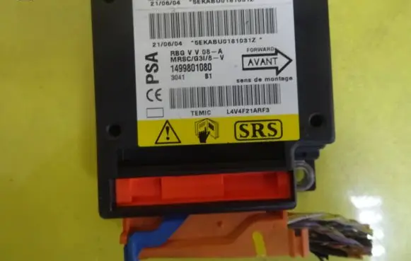 Peugeot 807 Airbag control unit/module 1499801080 3041B1