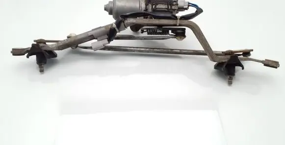 Front wiper linkage and motor
