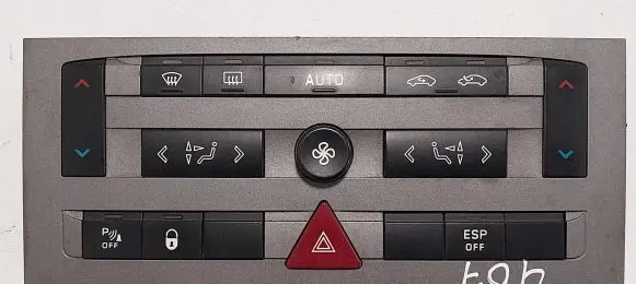 Peugeot 407 Climate control unit 96573322YW02 VP4PUH18C612FH FH1B0D9ABD