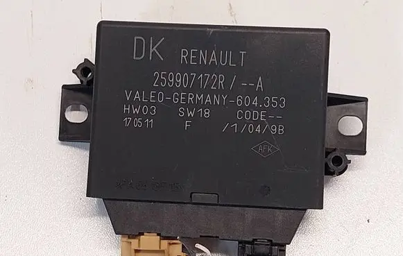 Renault Laguna III Parking PDC control unit/module 259907172R 604353