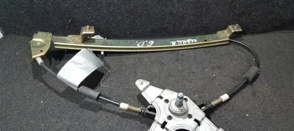 Sliding door window regulator with motor