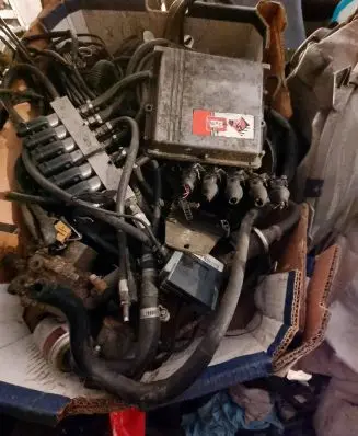 Opel Omega B1 LP gas equipment set 