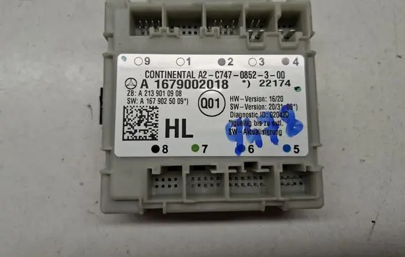 Mercedes-Benz GLE W167 Door control unit/module 1679002018 A1679002018
