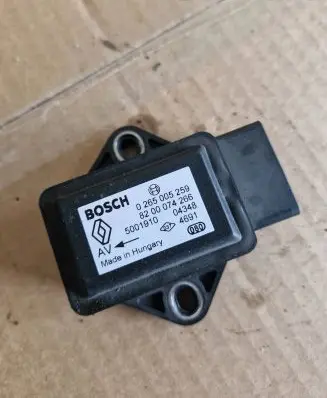 ESP acceleration yaw rate sensor