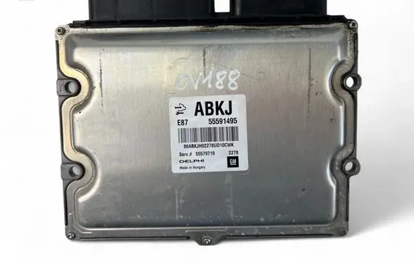 Opel Astra J Engine control unit/module 55591495