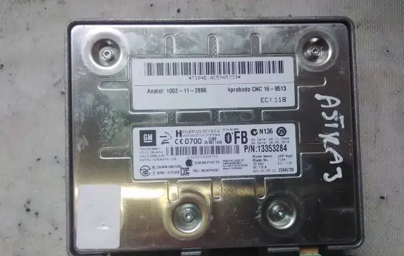 Opel Astra J Bluetooth control unit module 13353284