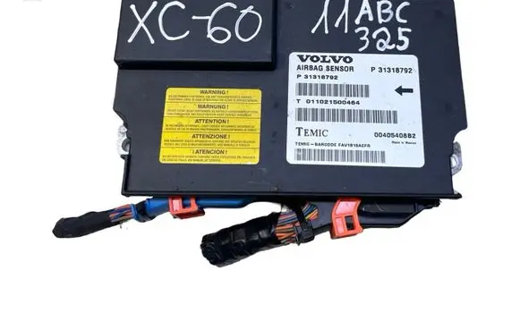 Volvo XC60 Airbag control unit/module 31318792 00405408B2 011021500464