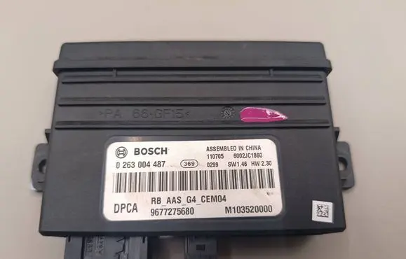 Peugeot Partner Parking PDC control unit/module 9677275680 6002JC1860 0263004487