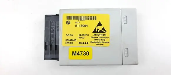 BMW 5 E60 E61 Center console control module 9113064 M4730