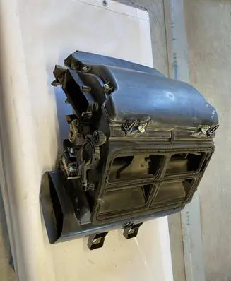 Interior heater climate box assembly