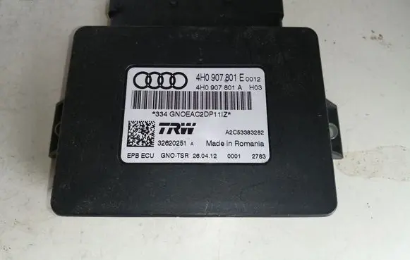 Audi A6 S6 C7 4G Hand brake control module 4H0907801E 4H0907801A