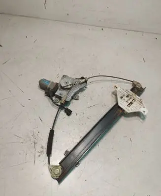 Rear door window regulator with motor
