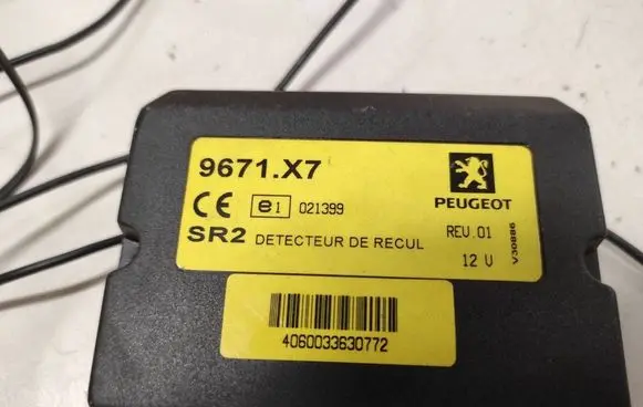 Peugeot 307 CC Parking sensor (PDC) wiring loom 1854016000 9671X7 4060033630772