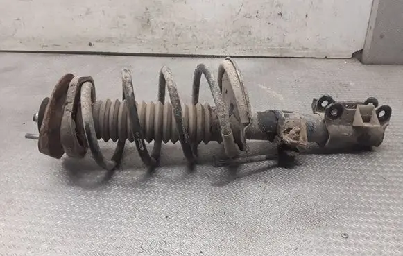 Front shock absorber with coil spring