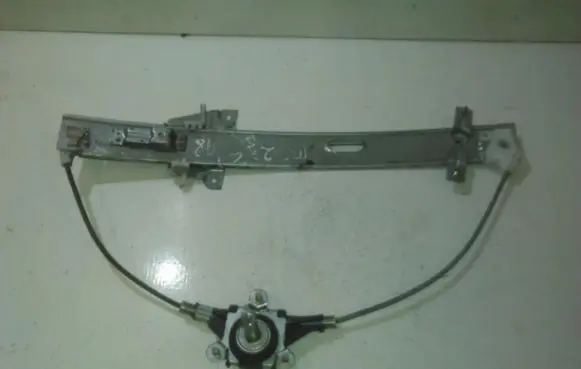 Front door window regulator with motor