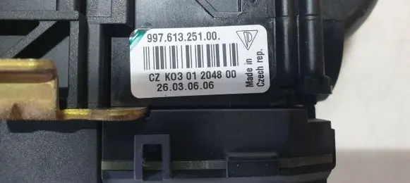 Porsche Boxster 987 Wiper turn signal indicator stalk/switch 99761325100 26030606 ZK0301204800