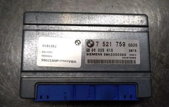 BMW 3 E46 Gearbox control unit/module 7521759 96025410 5WK33503AG