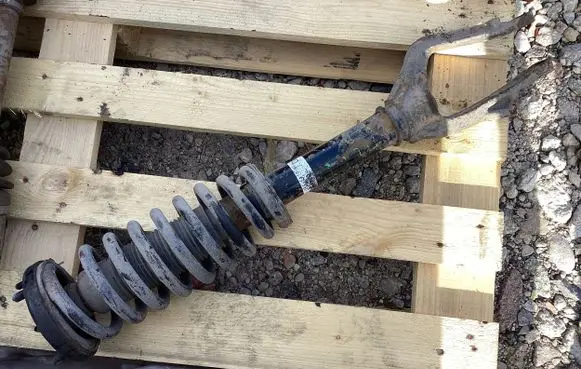 Honda Accord Front shock absorber with coil spring