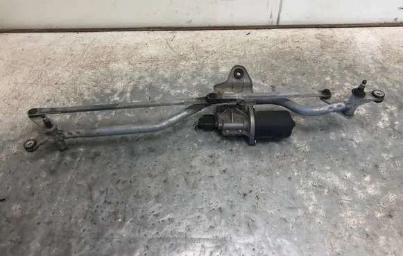 Volkswagen Multivan T5 Front wiper linkage and motor 7E1955113A