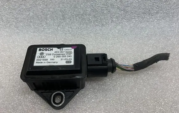 Audi A4 S4 B6 8E 8H ESP acceleration yaw rate sensor 8E0907637A 0265005245