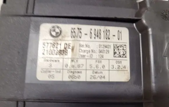 BMW X5 E53 Alarm control unit/module 6575694818201