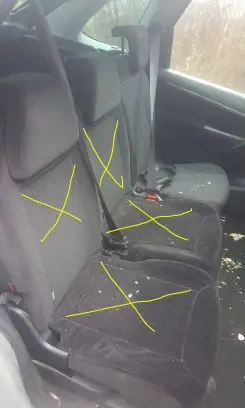 Citroen C4 I Picasso Rear seat REARLEFT