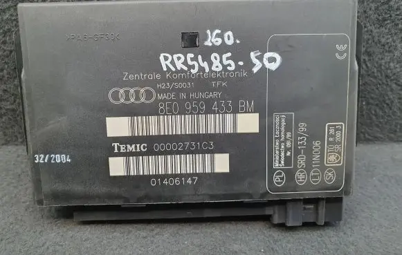 Audi A4 S4 B7 8E 8H Comfort/convenience module 8E0959433BM