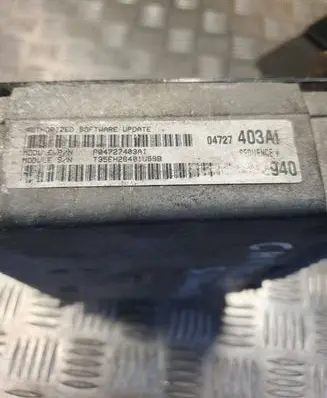 Chrysler Voyager Engine control unit/module T35EH28401U59B P04727403AI 04727403AI
