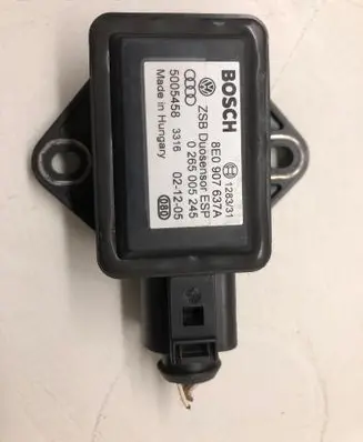 Audi A8 S8 D3 4E ESP acceleration yaw rate sensor 8E0907637A 0265005245 5005458