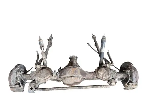 Mitsubishi Pajero Rear axle beam with reductor 