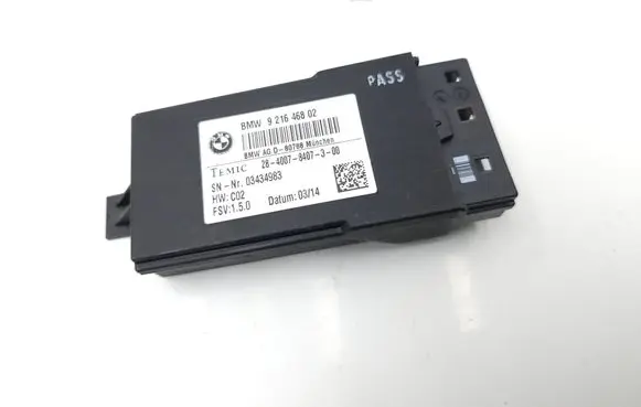 BMW 5 GT F07 Seat heating relay 9216468 03434983 2840078407300