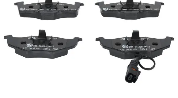 Volkswagen Polo IV 9N3 Brake pads (rear) 13046071642
