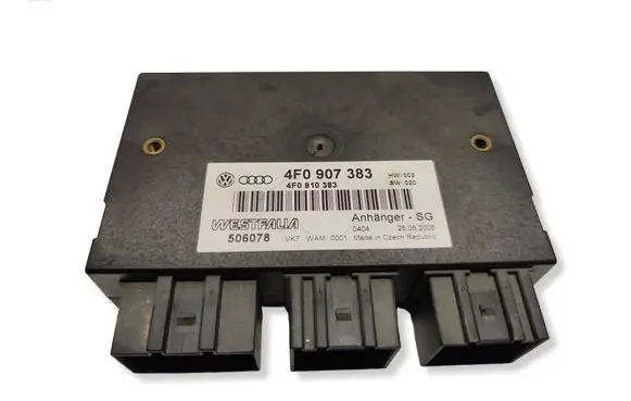 Audi A6 S6 C6 4F Tow bar trailer control unit/module 4F0907383 4F0910383 506078