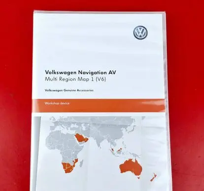 Volkswagen Touareg II Navigation maps CD/DVD 7P6051236BB