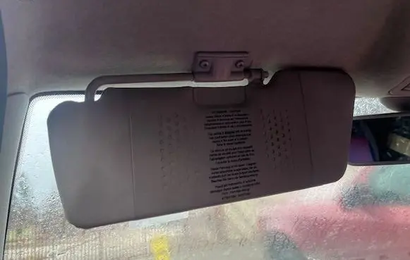 Fiat Seicento/600 Sun visor 