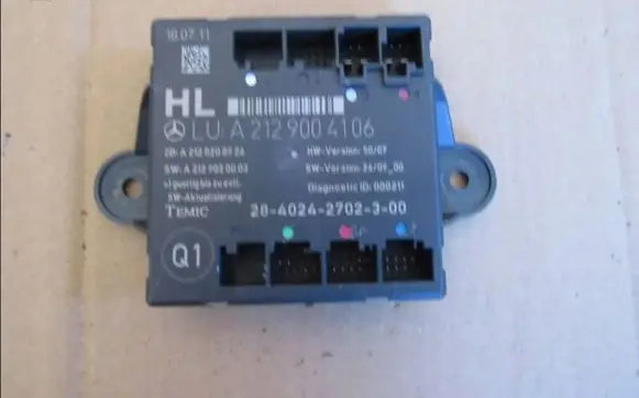 Mercedes-Benz C W204 Door control unit/module A2129004106