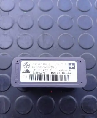 Porsche Cayenne (92A) ESP acceleration yaw rate sensor 7P0907652C DX35J22M5Y 10170107693