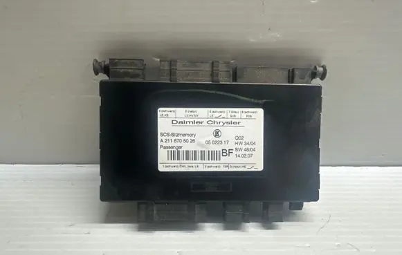 Seat control module