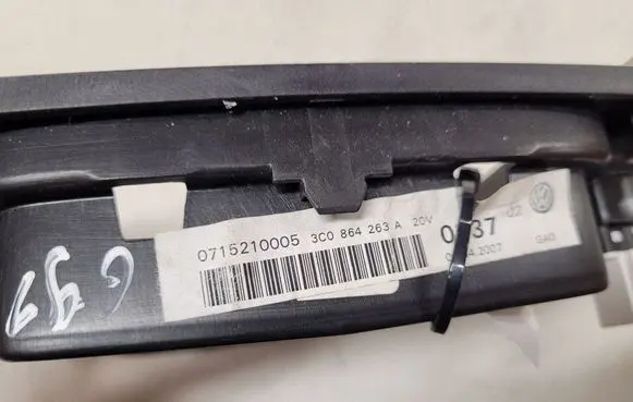 Volkswagen PASSAT B6 Gear shifter surround trim plastic 3C0864263A 0715210005