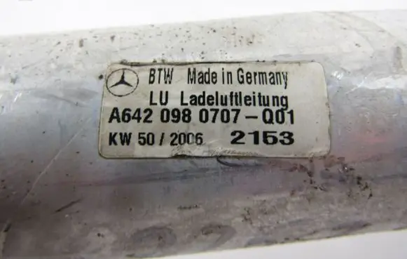 Mercedes-Benz E W211 Intercooler air channel guide a6420980707