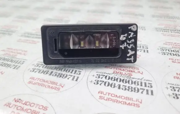 Volkswagen PASSAT B7 Number plate light 3AF943021A