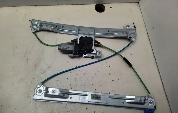 Front door window regulator with motor