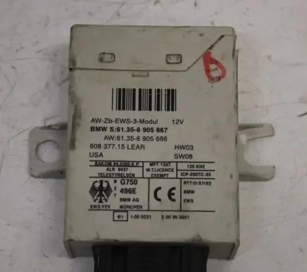 BMW 3 E46 Immobilizer control unit/module 60837715 61356905667 61356905666
