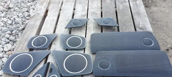 Audi A4 S4 B8 8K Front door speaker cover trim 
