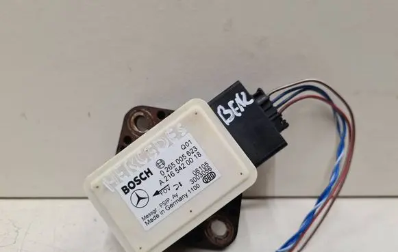 ESP acceleration yaw rate sensor