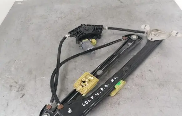 Volkswagen Golf VII Front door window regulator with motor 5G4837462H 5Q0959802B