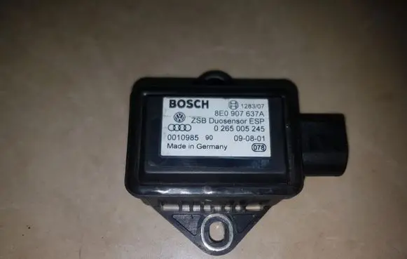 Audi A4 S4 B5 8D ESP acceleration yaw rate sensor 8E0907637A