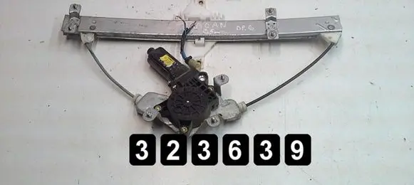 Front door window regulator with motor