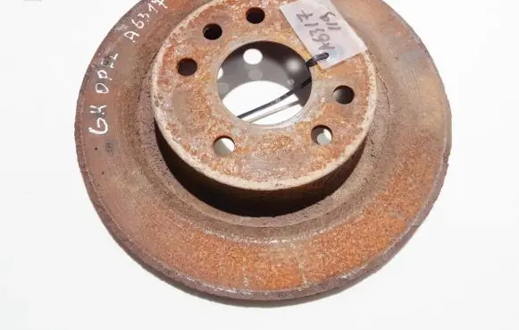 Opel Vectra C Rear brake disc neventiliuojamas